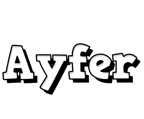 Ayfer snowing logo