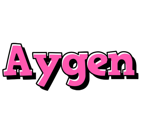 Aygen girlish logo
