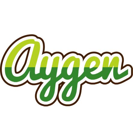 Aygen golfing logo