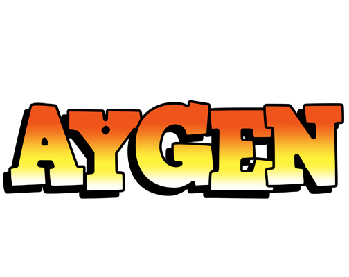 Aygen sunset logo