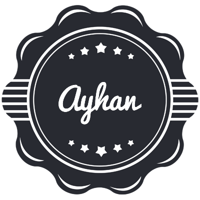 Ayhan badge logo