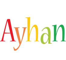 Ayhan birthday logo