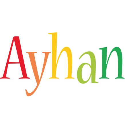 Ayhan birthday logo