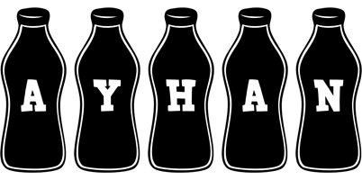 Ayhan bottle logo