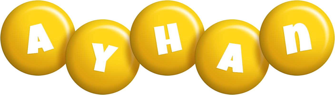 Ayhan candy-yellow logo