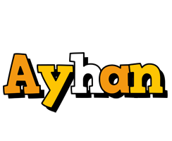 Ayhan cartoon logo