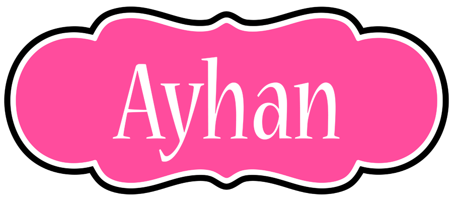 Ayhan invitation logo