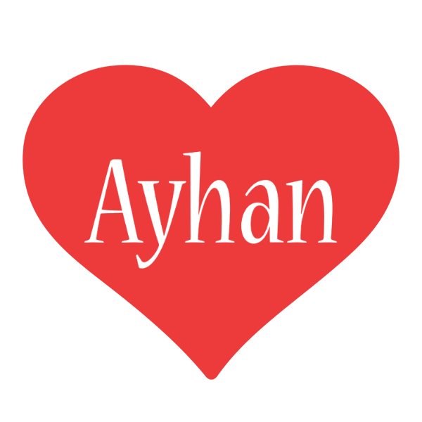 Ayhan love logo