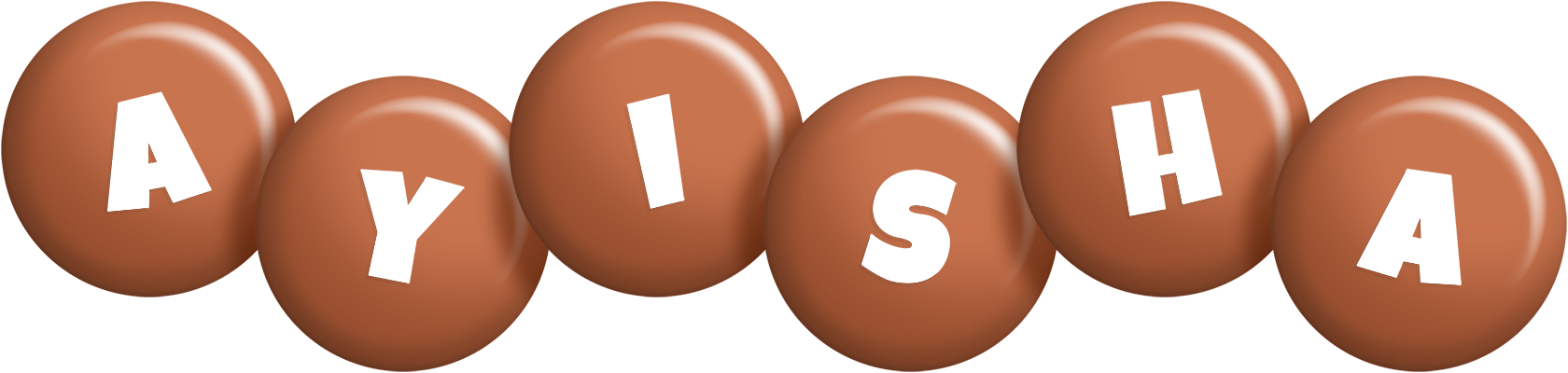 Ayisha candy-brown logo