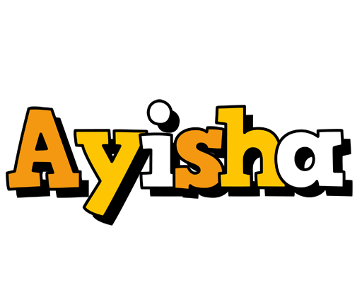 Ayisha cartoon logo