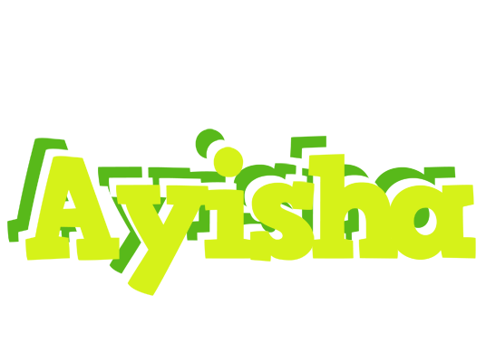 Ayisha citrus logo