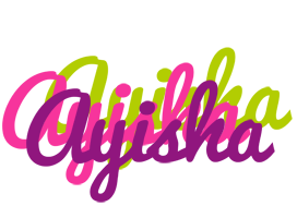 Ayisha flowers logo