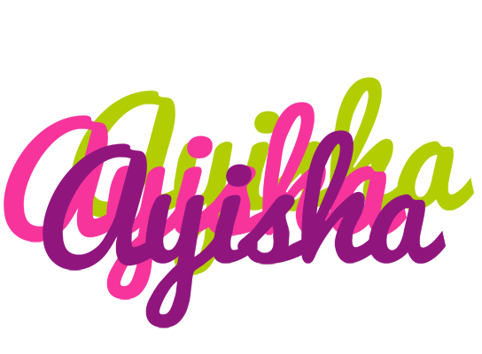 Ayisha flowers logo