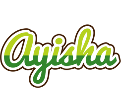 Ayisha golfing logo