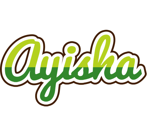 Ayisha golfing logo