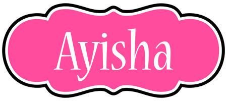 Ayisha invitation logo