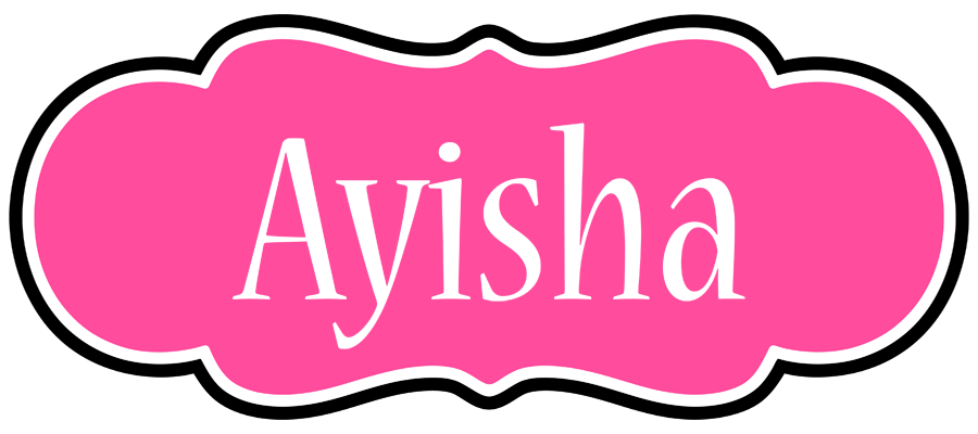 Ayisha invitation logo