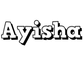 Ayisha snowing logo