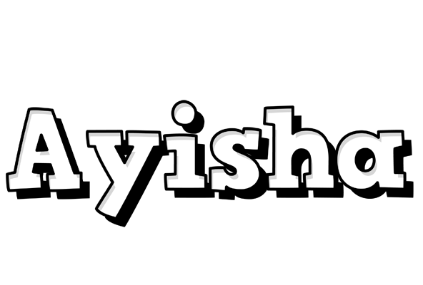 Ayisha snowing logo