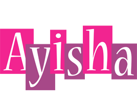 Ayisha whine logo