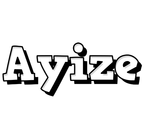 Ayize snowing logo