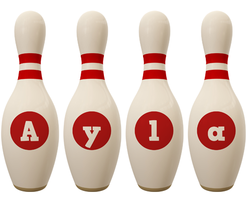 Ayla bowling-pin logo