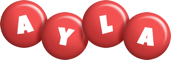 Ayla candy-red logo