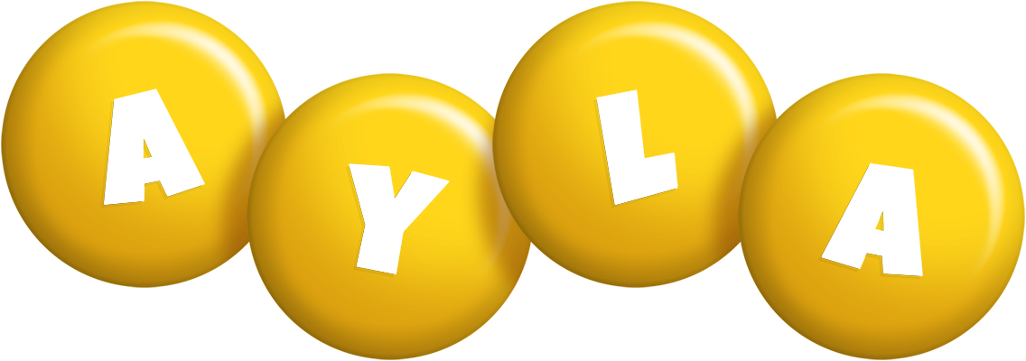 Ayla candy-yellow logo