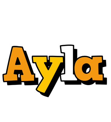 Ayla cartoon logo