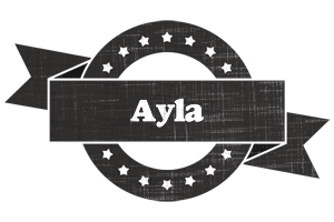 Ayla grunge logo