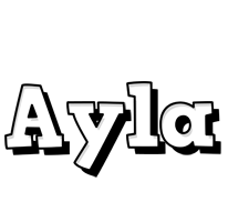 Ayla snowing logo