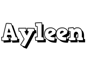 Ayleen snowing logo