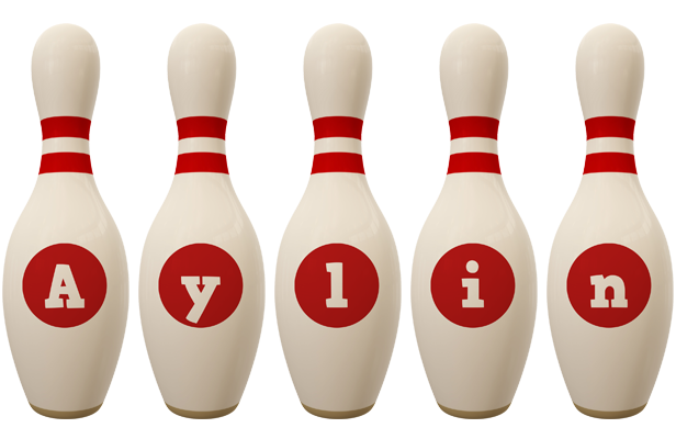 Aylin bowling-pin logo