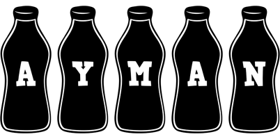 Ayman bottle logo