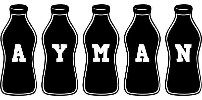Ayman bottle logo