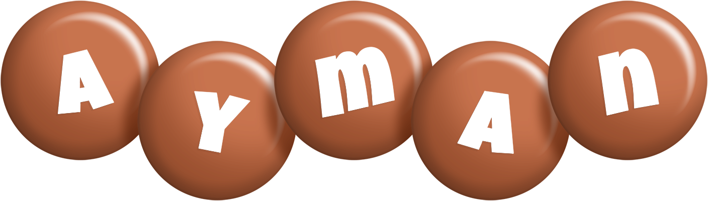 Ayman candy-brown logo