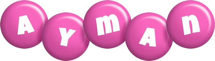 Ayman candy-pink logo