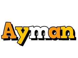 Ayman cartoon logo
