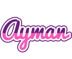 Ayman cheerful logo