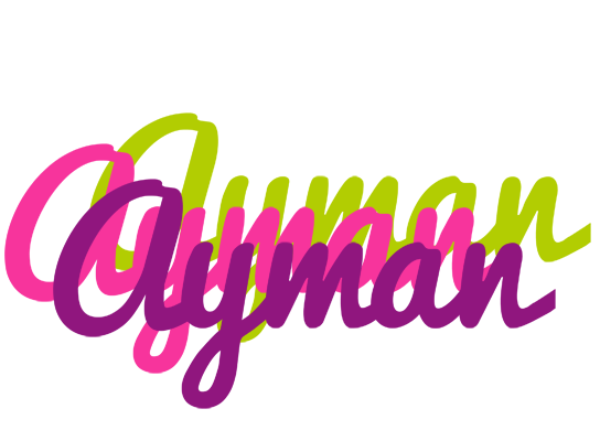 Ayman flowers logo