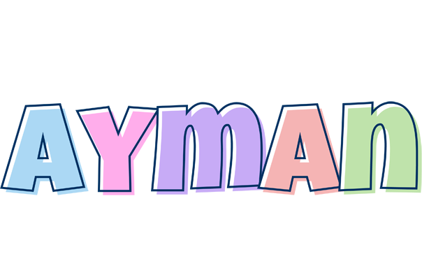 Ayman pastel logo