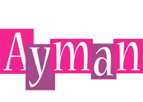 Ayman whine logo