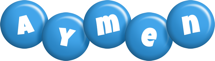 Aymen candy-blue logo