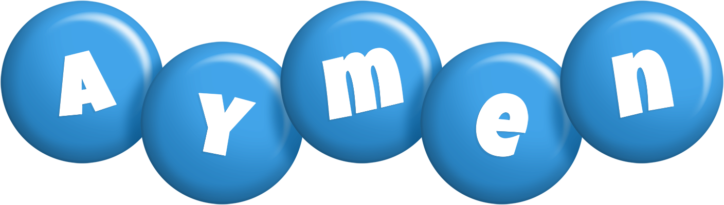 Aymen candy-blue logo