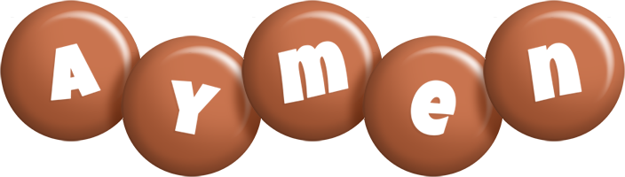 Aymen candy-brown logo