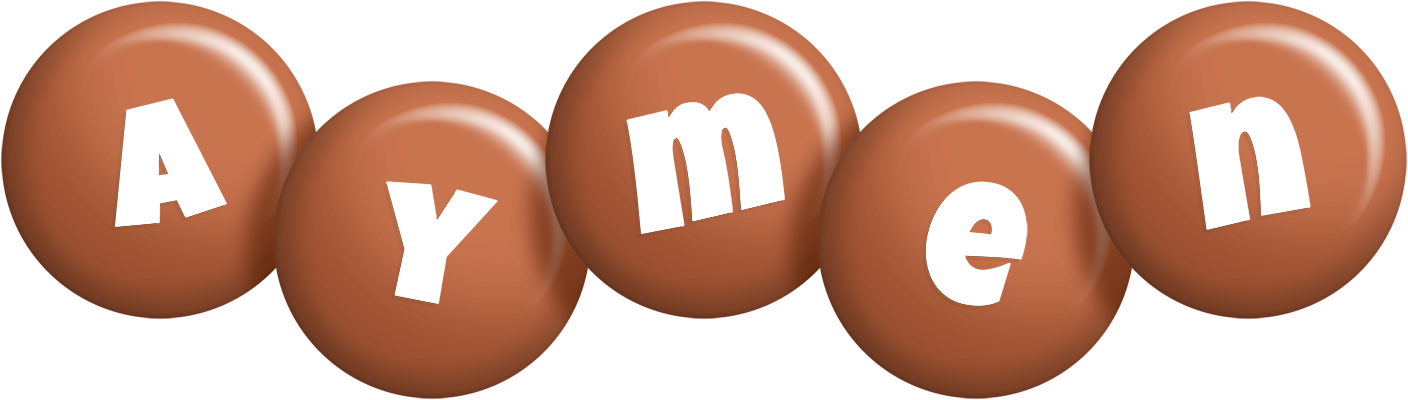 Aymen candy-brown logo