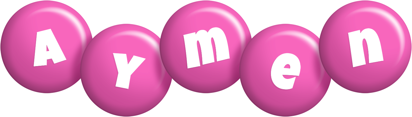 Aymen candy-pink logo