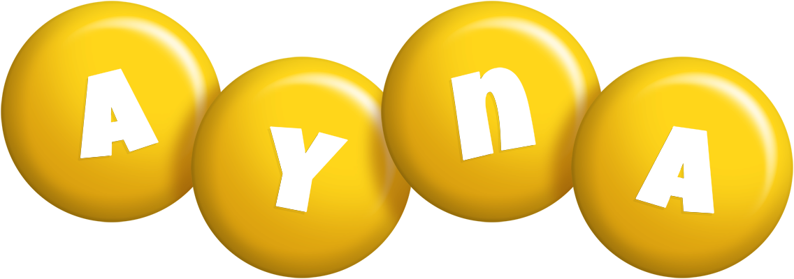 Ayna candy-yellow logo