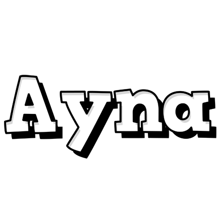 Ayna snowing logo