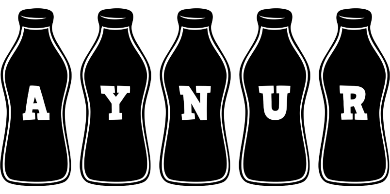 Aynur bottle logo